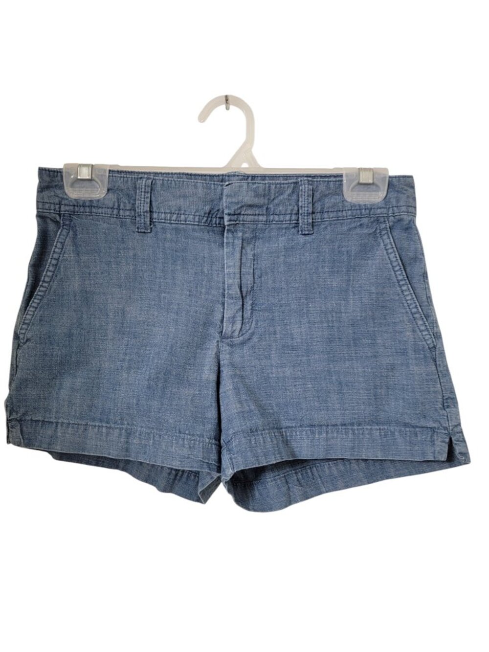 GAP Size 0 Chambray Blue Shorts, Gently Used Condition
